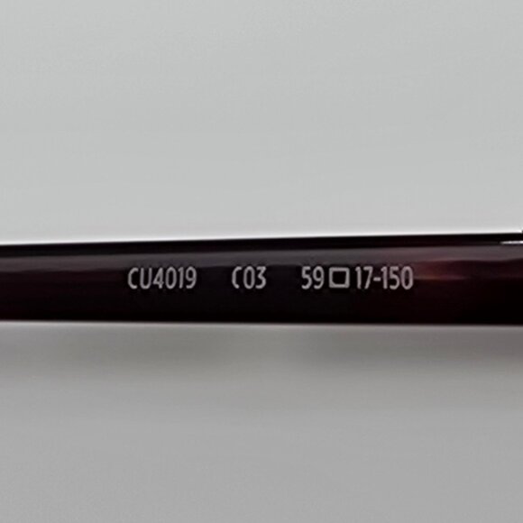 Champion CU4019 C03 Matte Gold Tortoise Aviator Eyeglasses Frame w/ Case 59mm - Picture 8 of 15